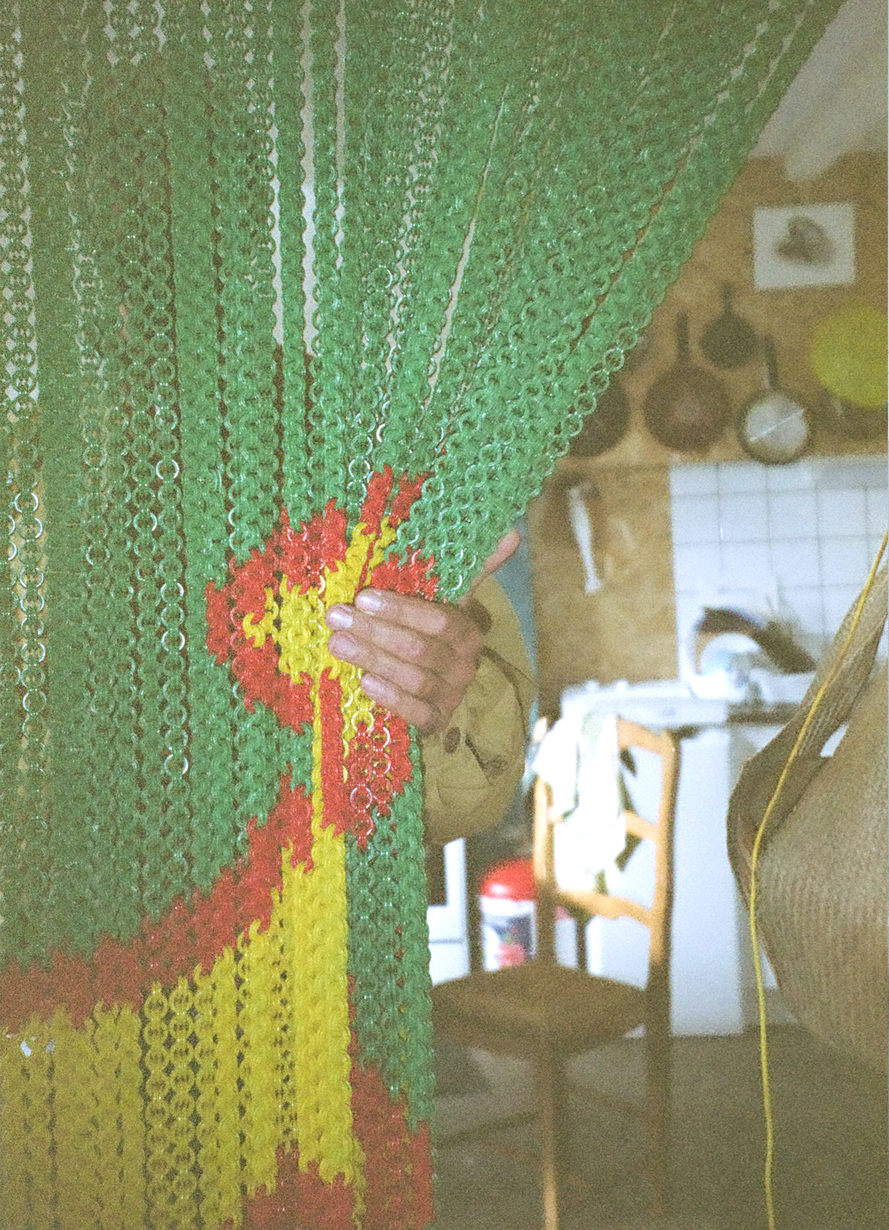 Installation du rideau dans l