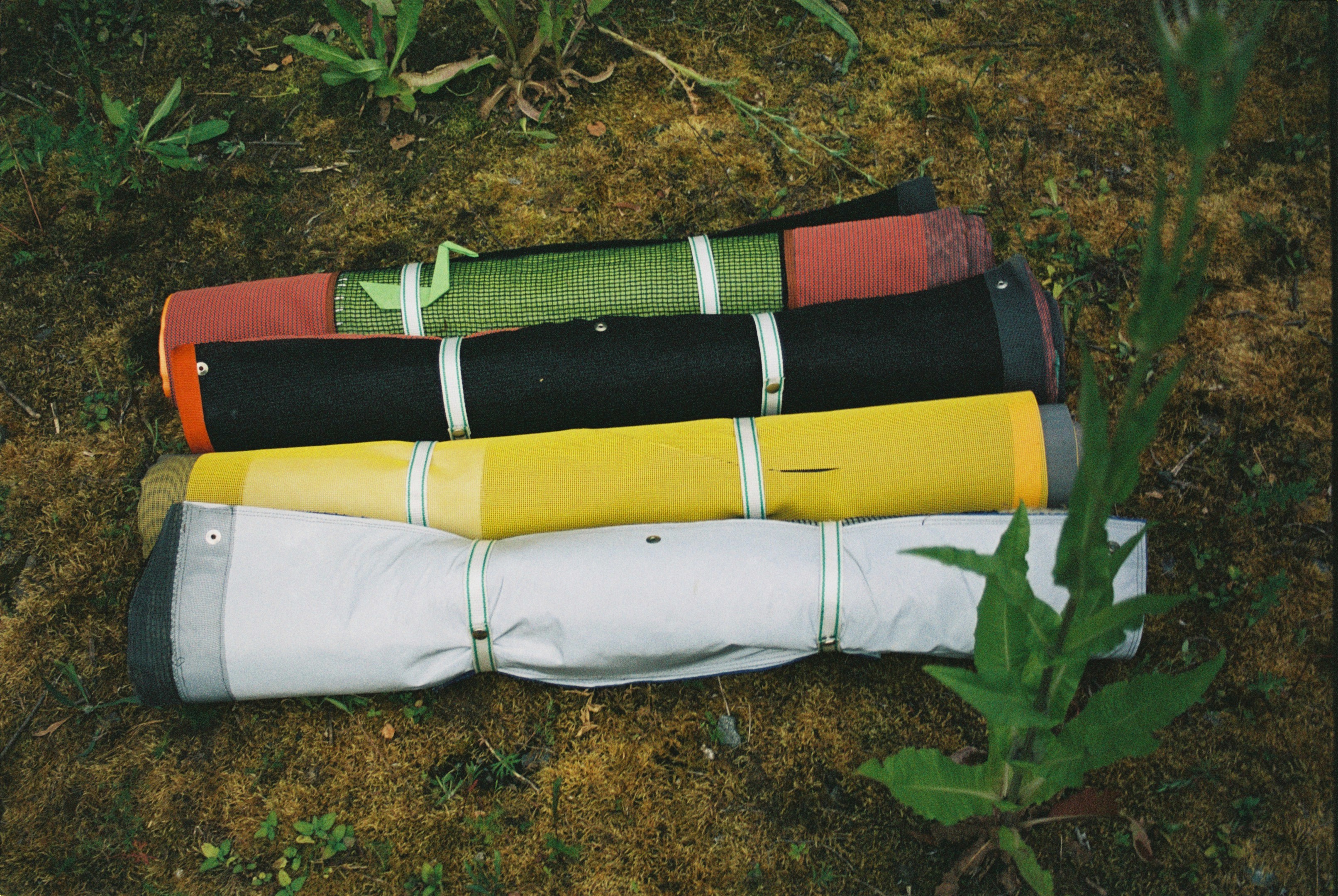 couvertures empaquetées à la fin du pique-nique